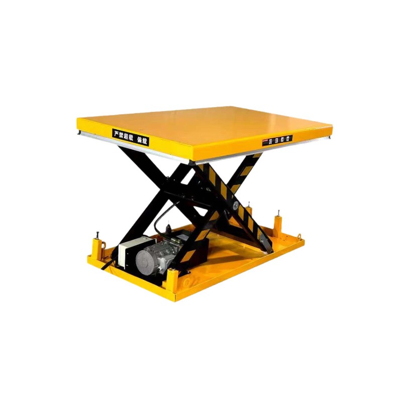 Heavy Equipment Lifting - Table élévatrice à ciseaux fixe robuste