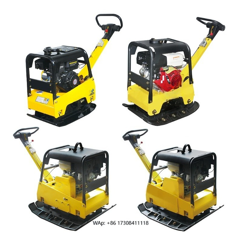 Plate Compactor Vibrator - Compaction de sol réversible portative, compaction