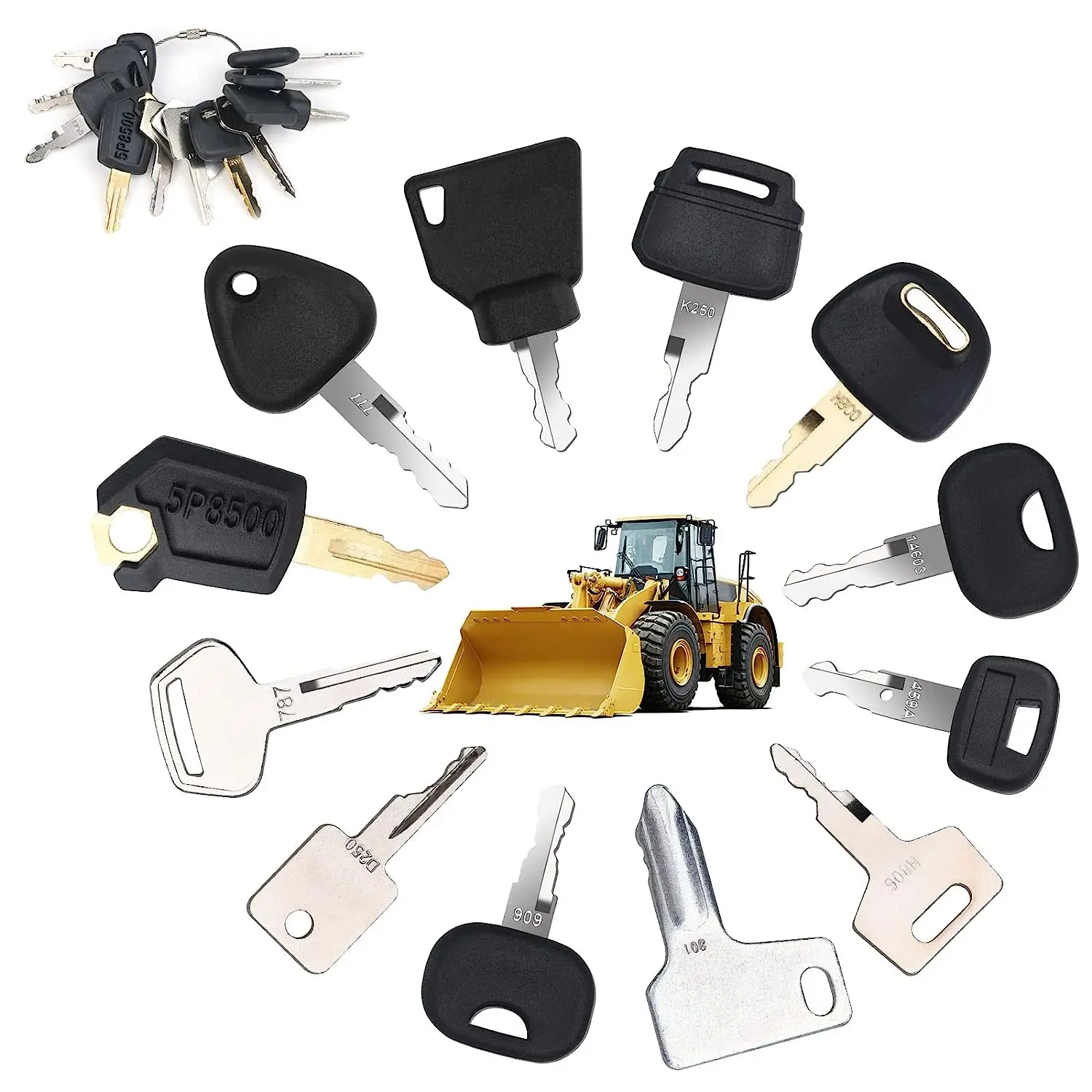 Heavy Equipment Caterpillar - Clé de contact pour engins de