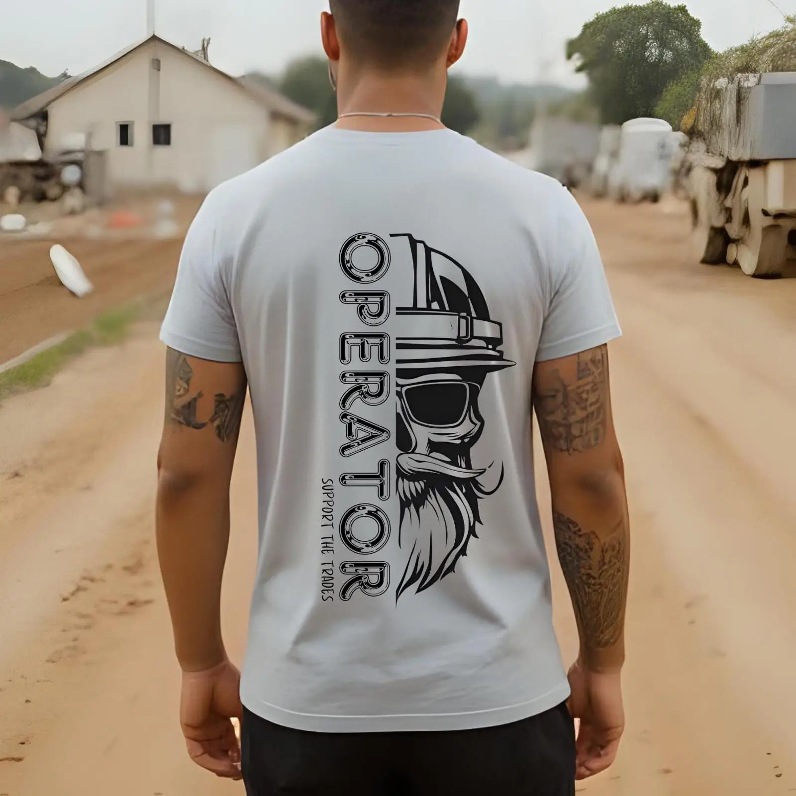 Heavy Equipment Operations - T-shirt d'opérateur de machines lourdes, pour