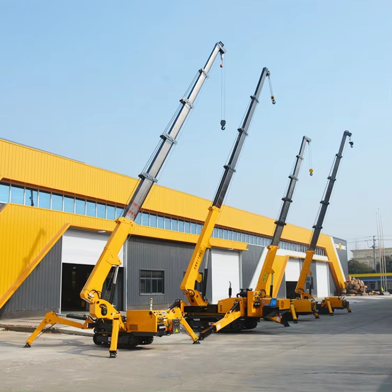 Heavy Equipment For Construction - Grue araignée hydraulique 8T, mini-grue sur