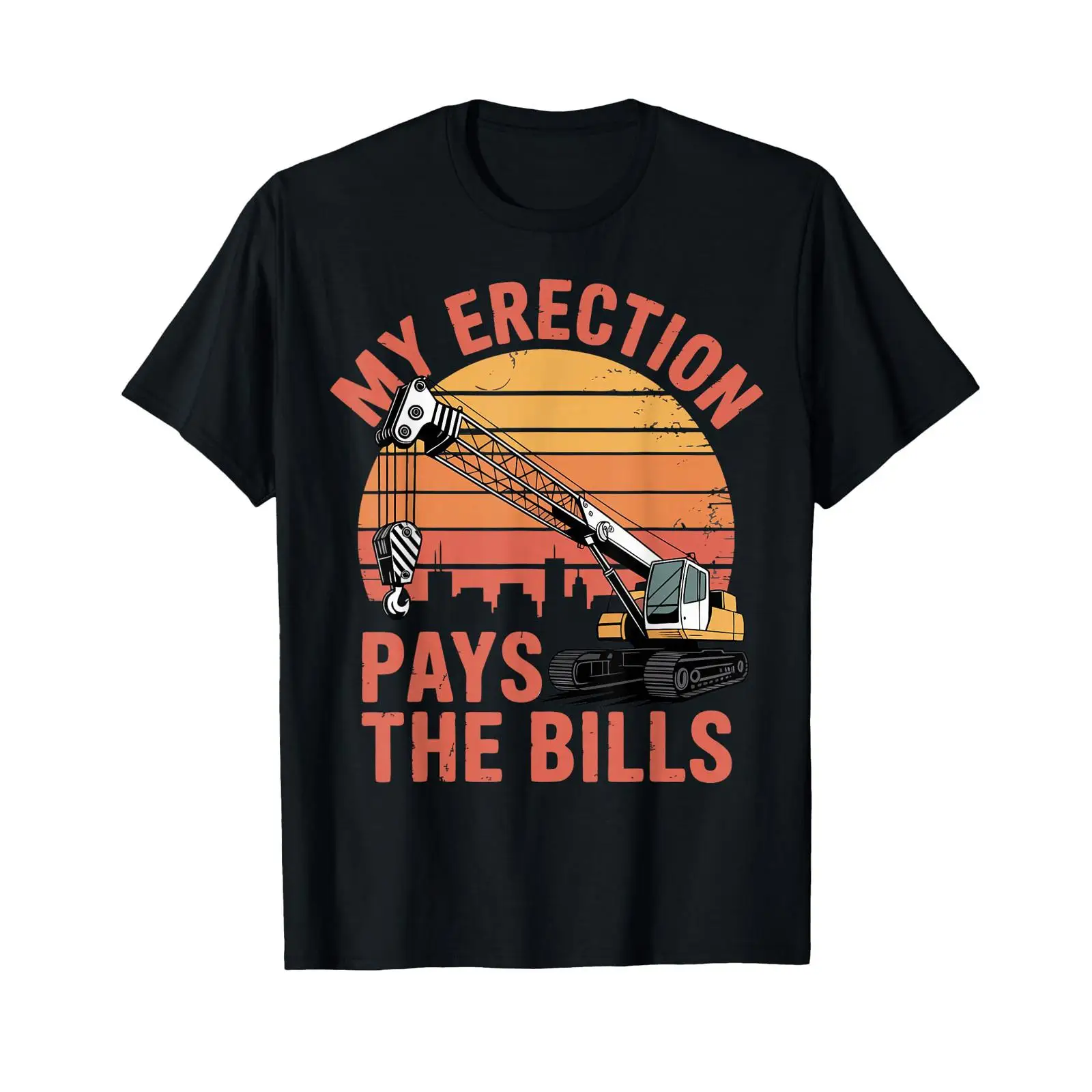 Heavy Equipment Operations - T-shirt d'opérateur de grue professionnel, équipement
