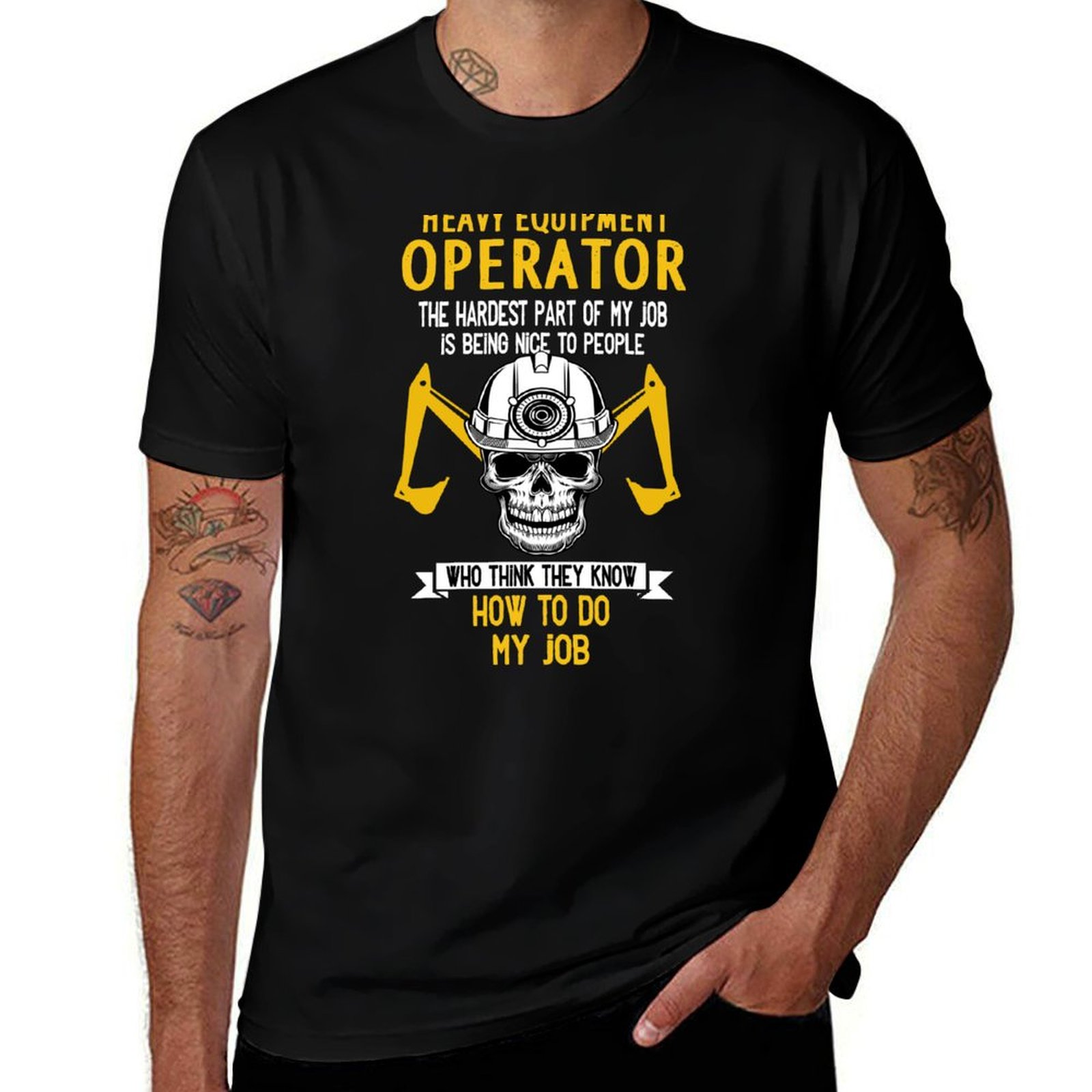 Heavy Equipment Operations - T-shirt drôle pour conducteur de matériel