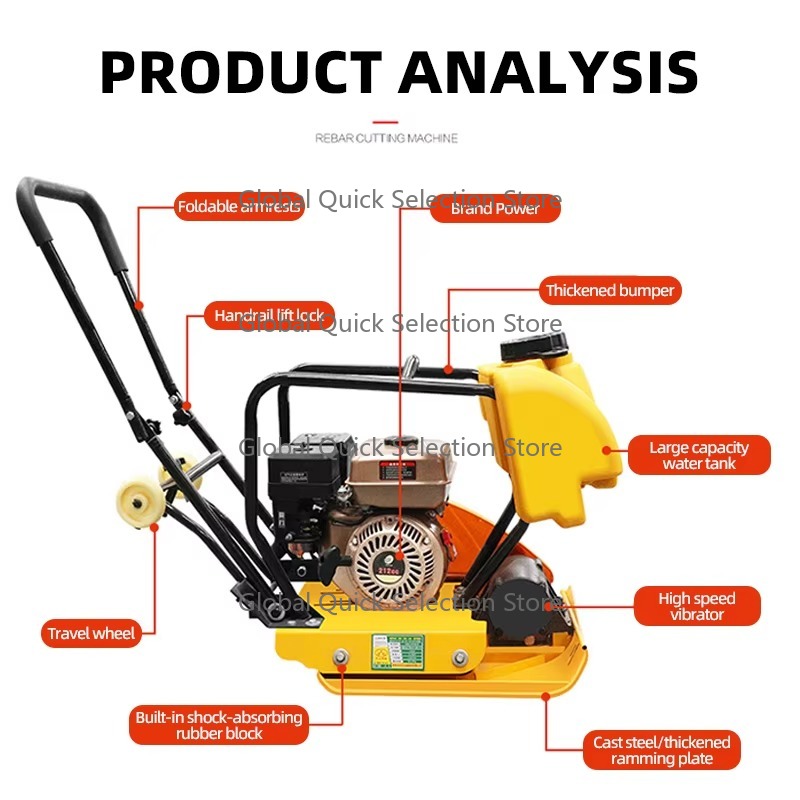 Compacteur à plaque diesel 6,5 - Plate Compactor Vibrator avis et prix