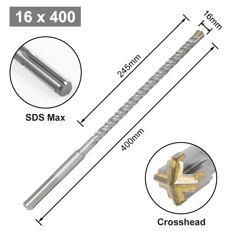 Foret à percussion SDS Max JGZ - Concrete Breaker Demolition avis et prix
