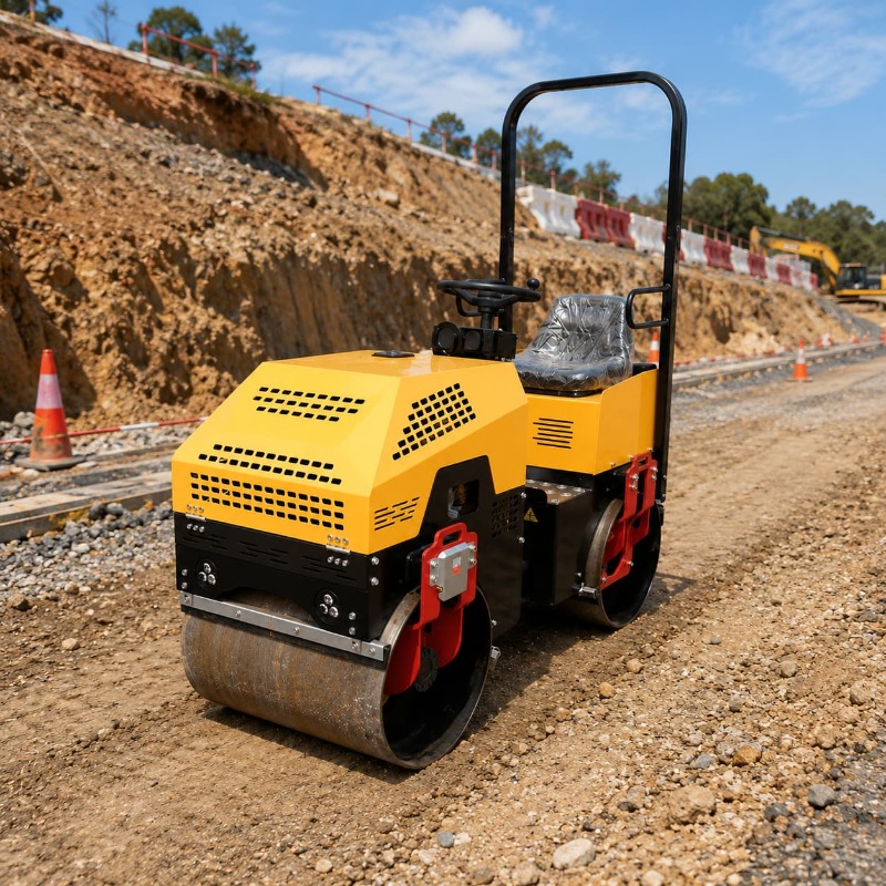 Compacteur vibrant à double ta - Heavy Equipment For Construction avis et prix