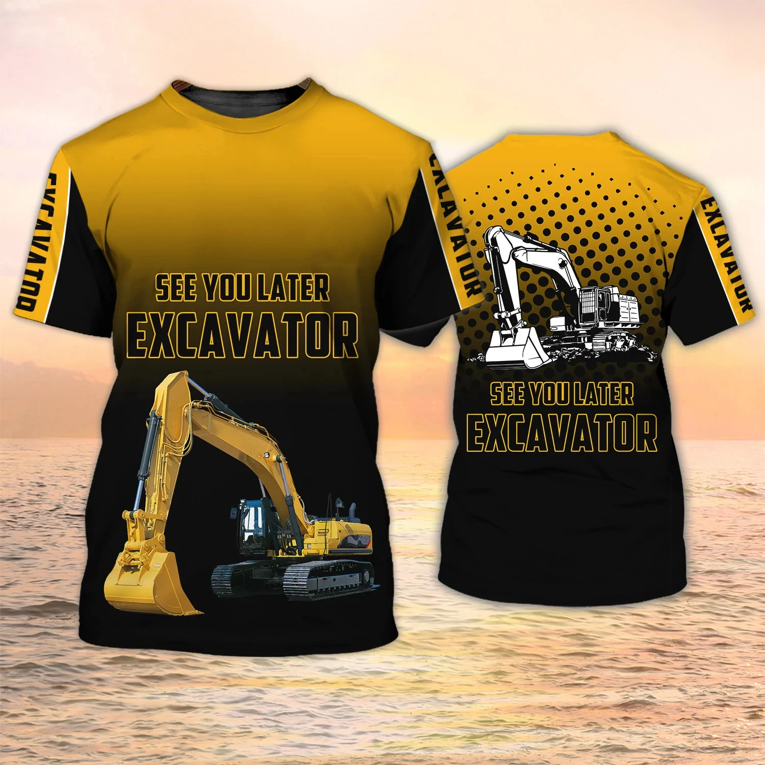 T-shirts d'excavateur pour opé - Heavy Equipment Operations avis et prix
