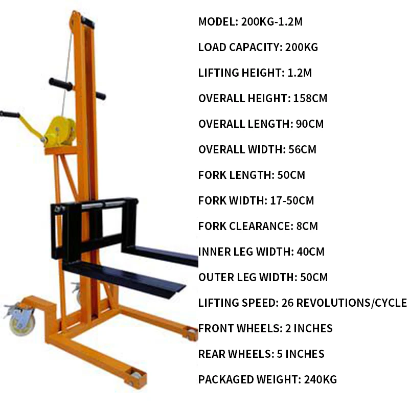 Chariot à palettes manuel, cha - Electric Pallet Jack avis et prix