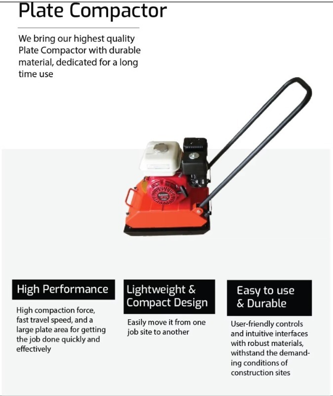 Machine d'équipement de Constr - Plate Compactor Vibrator avis et prix