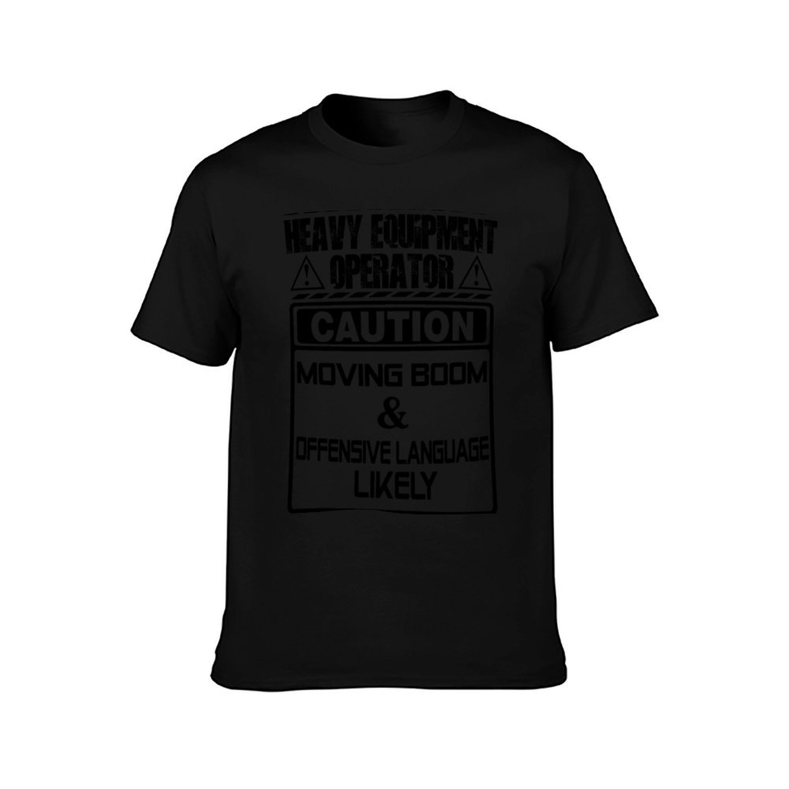 T-shirt décontracté avec impri - Heavy Equipment Operations avis et prix